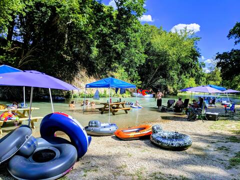 Successful Airbnb property: #17 Son's River Ranch - Glamping Cabin w/ 2 Q Beds in Staples
