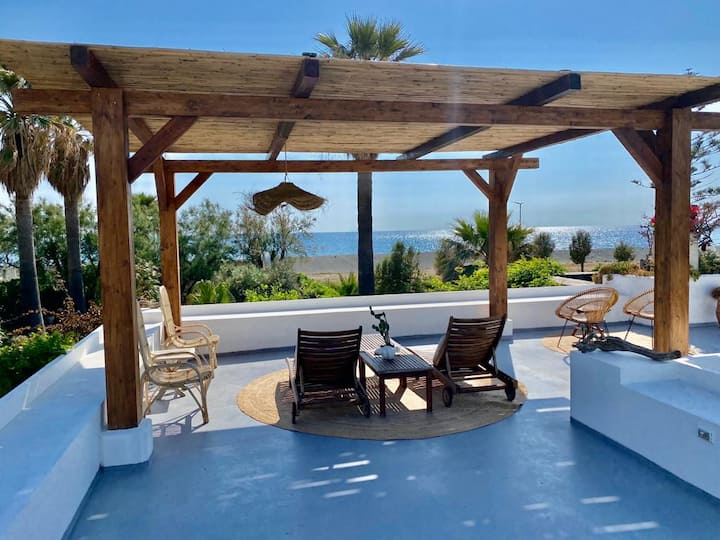 Mediterranean villa on the beach. insta: ourvilla
