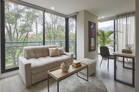 Modern Loft  303 by El Virrey with Gym & BBQ.