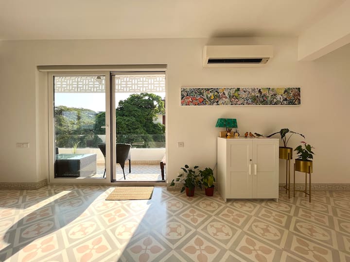 Living space + Main patio