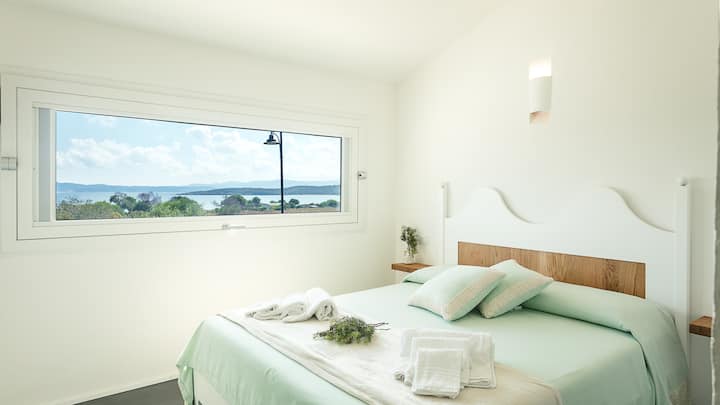 Camera Ginepro al piano primo con vista