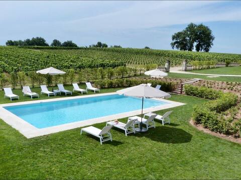Sumptuous Wine Estate with Swimming Pool and AC