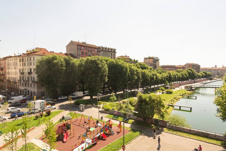 Milano Darsena apartment: Navigli canals Milan
