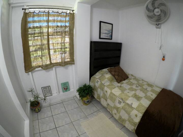 Second bedroom with a twin bed