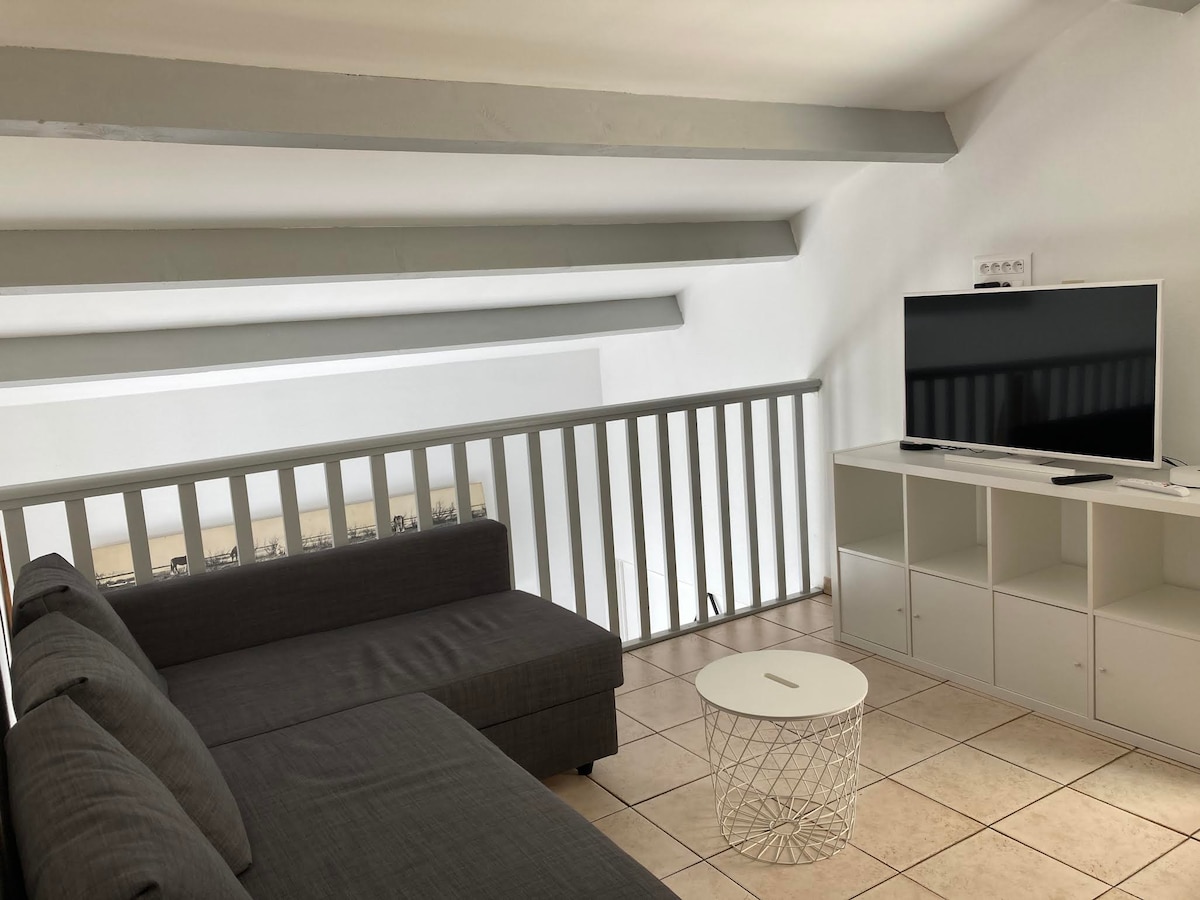 Successful Airbnb property: Duplex terrace, sea view, beach and pool access... in Frontignan