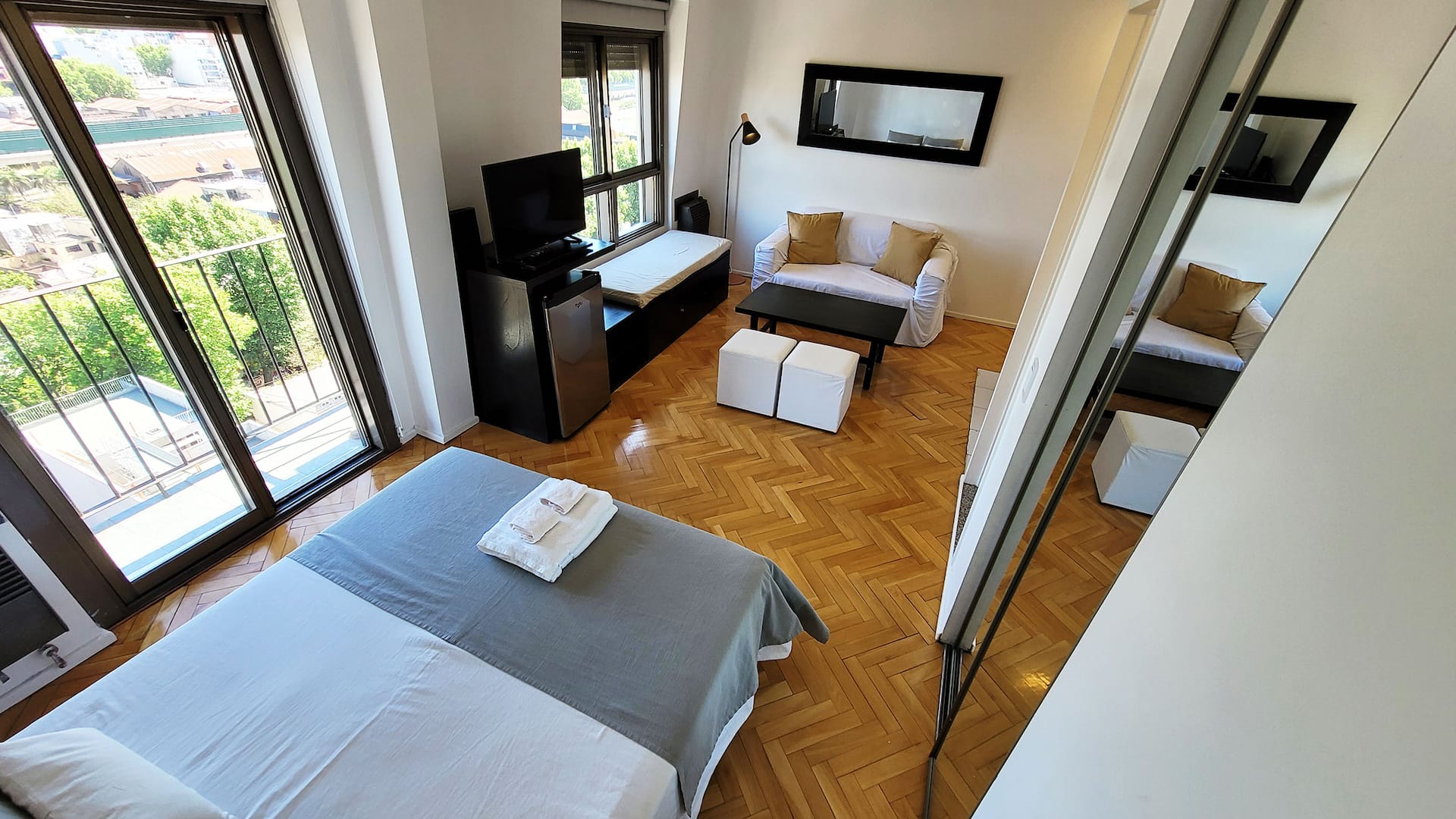 Квартира-студия в Palermo Soho с видом