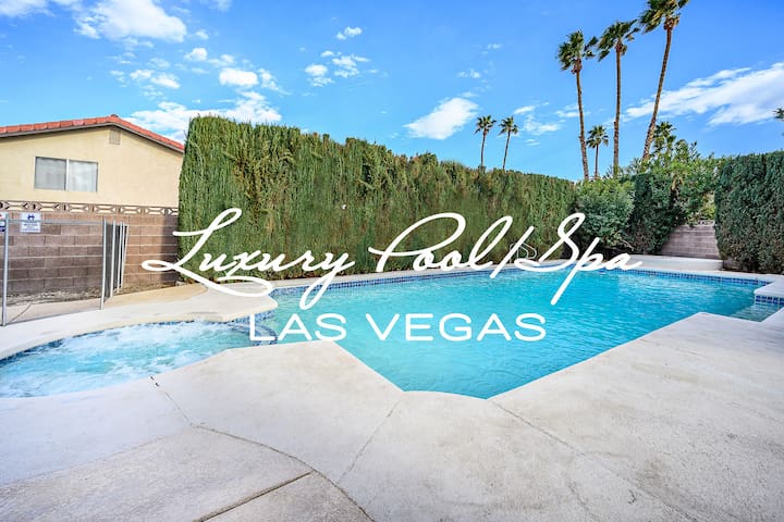 Vegas Retreat! Heated pool/spa near airport/Strip!