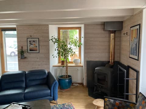 Cozy house with stove in the heart of the village