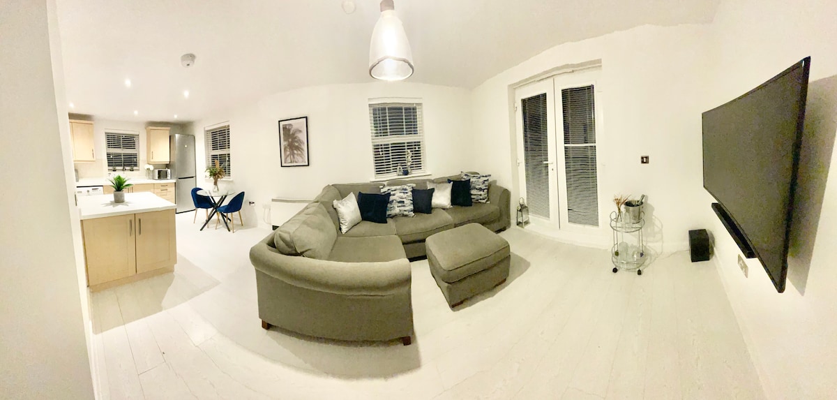 Annonce Airbnb populaire: The Chateaux Stunning Luxury Greenhithe, 2 Bed Apt à Swanscombe And Greenhithe