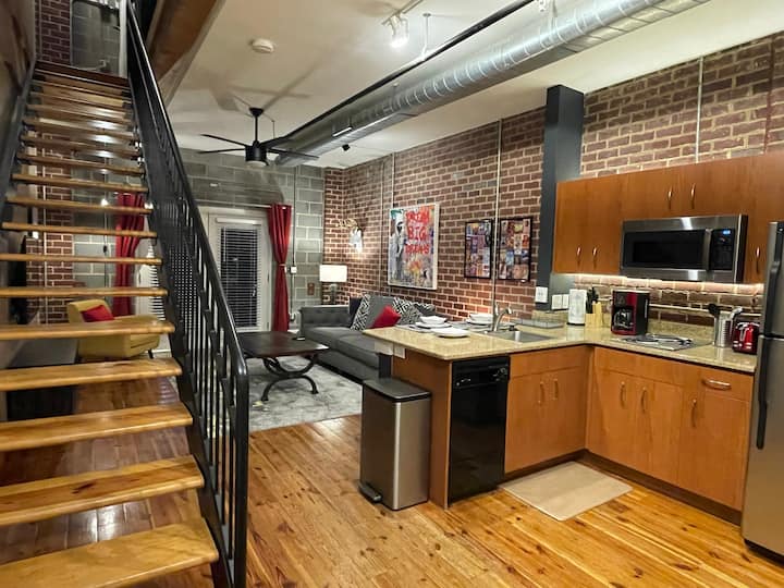 Loft One35 Chic Industrial Loft in the Heart of NoDa - Condominiums for Rent in ...