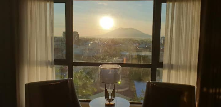 Დატკბით მზის ამოსვლით არაიატის მთაზე საკუთარი საწოლის კომფორტიდან