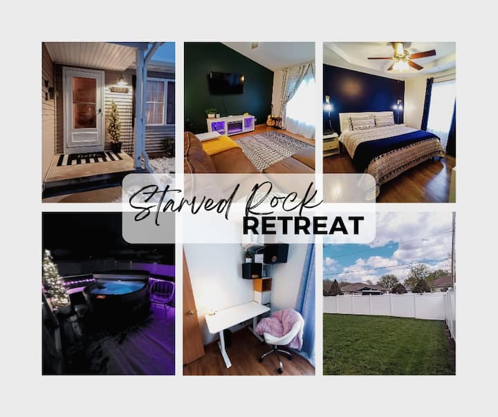 Starved Rock Retreat w/hot tub & fenced yard! Townhouses for Rent in