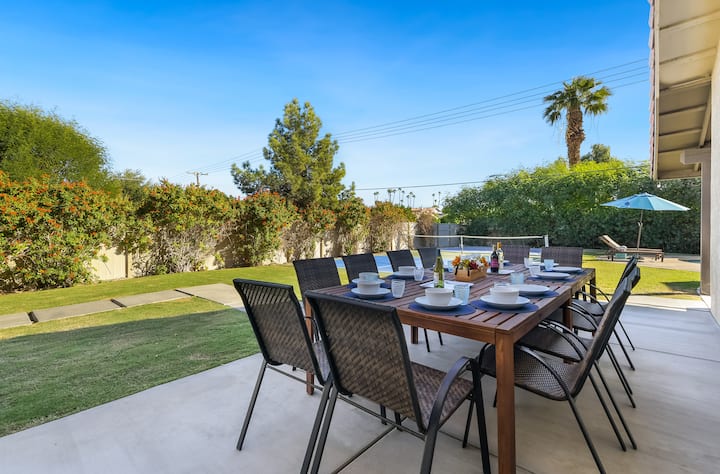 Cheerful Pickleball Villa with Pool & Spa