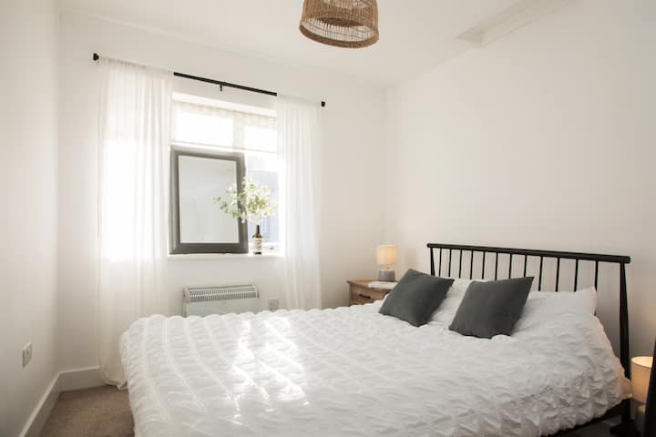 Master bedroom with King size bed