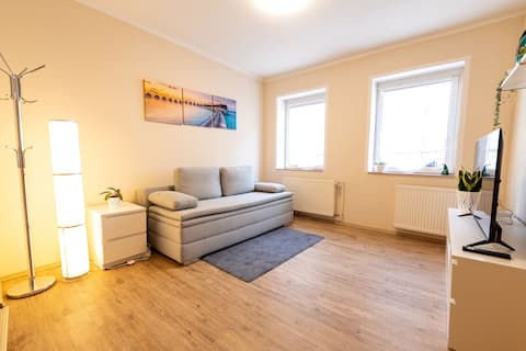 Beliebte Airbnb-Anzeige: 163 Zentrum Nord Apartment (Fair/Hbf/A14) in Eutritzsch