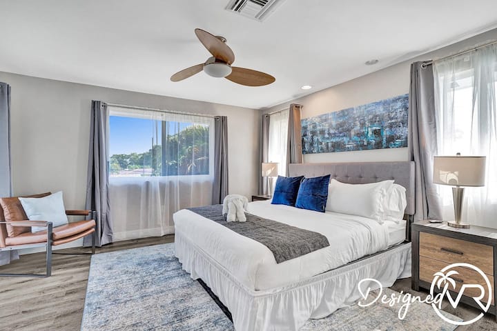 Offrez-vous du luxe et du confort : chaque chambre dispose d'un lit king size !