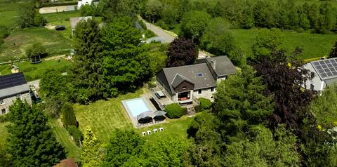 Holiday apartment with swimming pool, 15 people - Ardennes