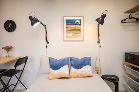 Top Airbnb: Mini-loft: CDMX Airport, GNP Stadium, TAPO. in Moctezuma