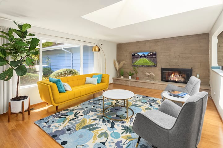Mid Century Modern Retreat W/ Expansive Garden &Ac - Mountlake Terrace