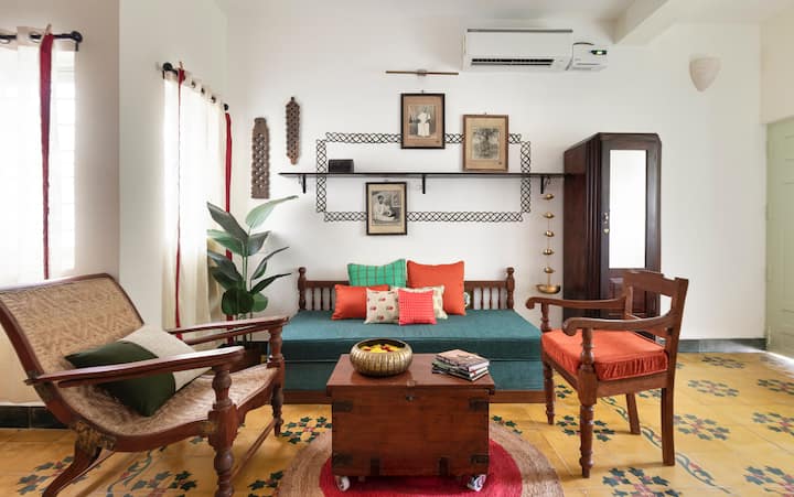 'Tint of Mint' #Coumar -Comfy 1 BHK for 4 ppl