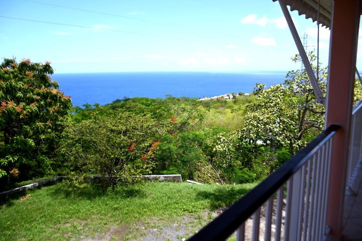 Maison Tropicale Avec Jacuzzi, Vue Mer & Jardin - Guadeloupe