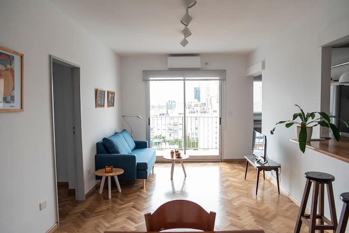 Apartamento de dois quartos reformado em San Telmo