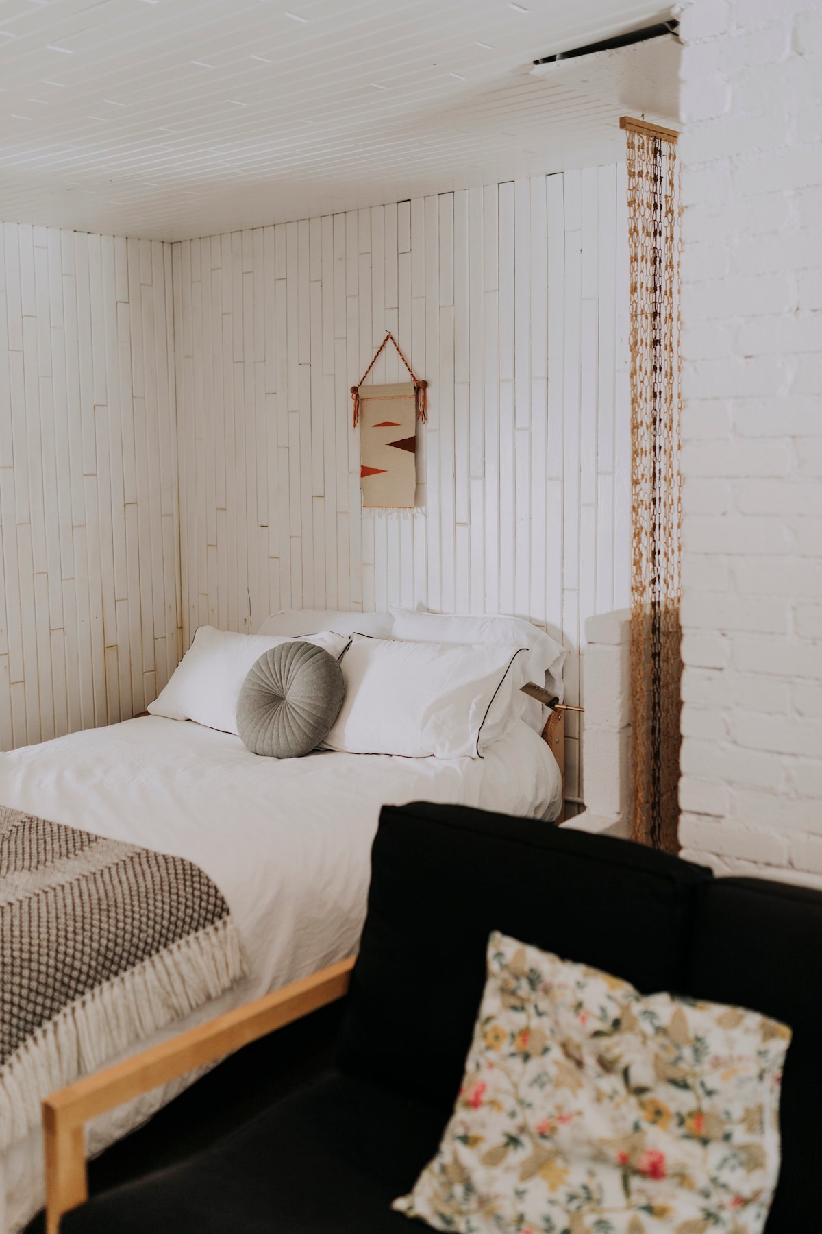 The room used to be a Scandinavian sauna