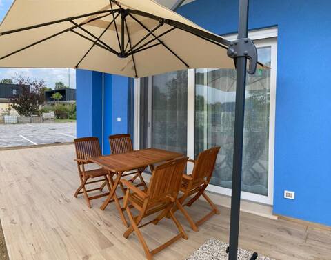 RESIDENCE BLUMAR INT.1 OPEN SPACE CON GIARDINO