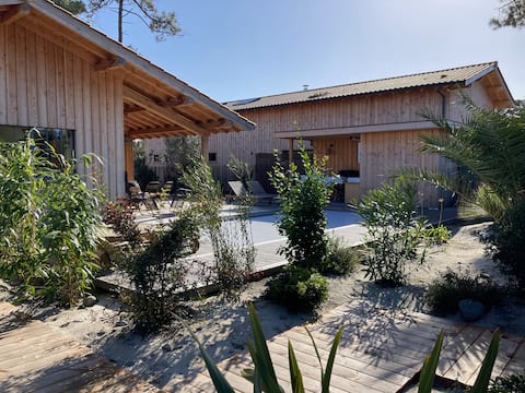 Propriété Airbnb réussie: Villa Zen Océan / 500 m from the beach + heated pool à Vendays Montalivet