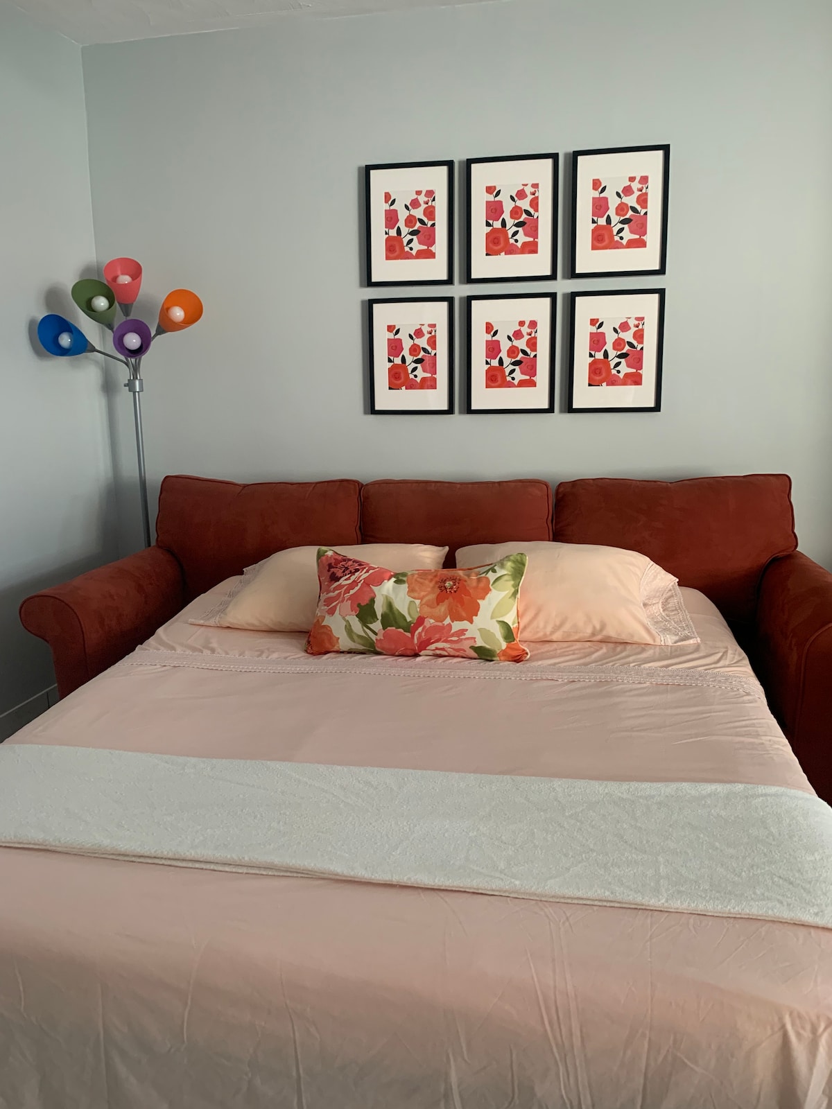 Това е двоен спален диван във всекидневната.