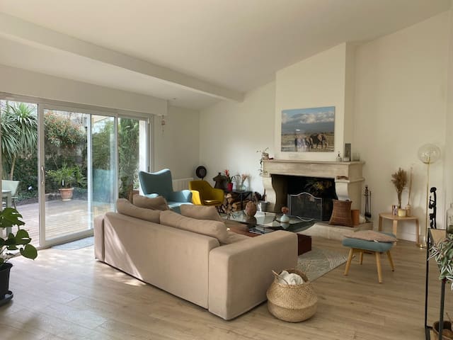 Beautiful villa with garden & fireplace, listed 3*