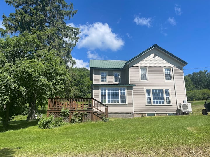Country FarmhouseDog Friendly near Franklin NY. Houses for Rent in