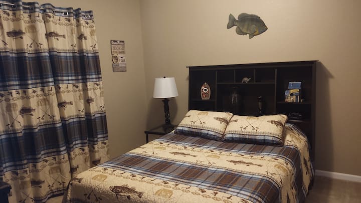 Chumba cha kulala cha "Uvuvi wa Gone"