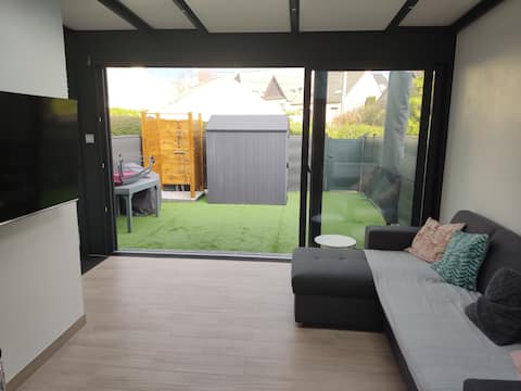 Top Airbnb: Quiet house, 300 m from the beach in Dinard in Dinard