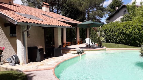 Villa with pool in residential area