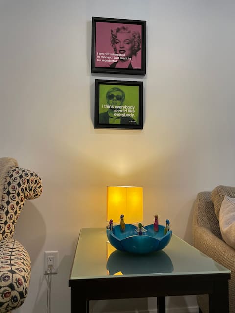 Top Airbnb: Just right, 1 bedroom & bathroom with fireplace in Capital