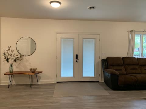 Spacious suite with private entrance