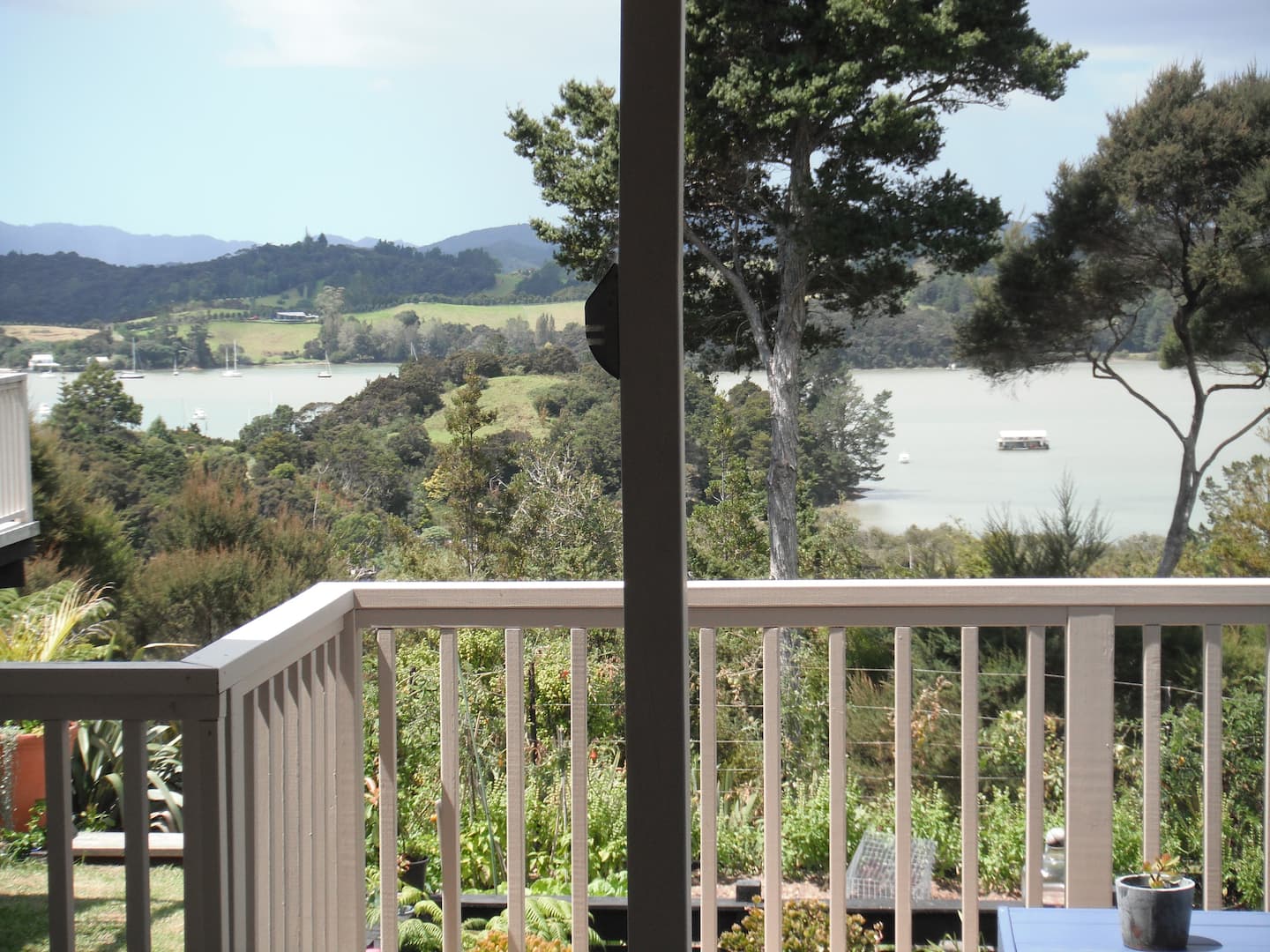 Studio Set In Opua Forest With Water And Bush View 2