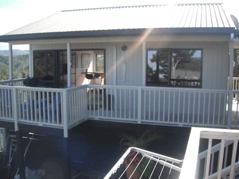 Popular Airbnb listing: Studio set in Opua Forest with water and bush view in Bay Of Islands
