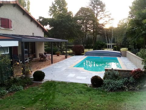 House with a pool
