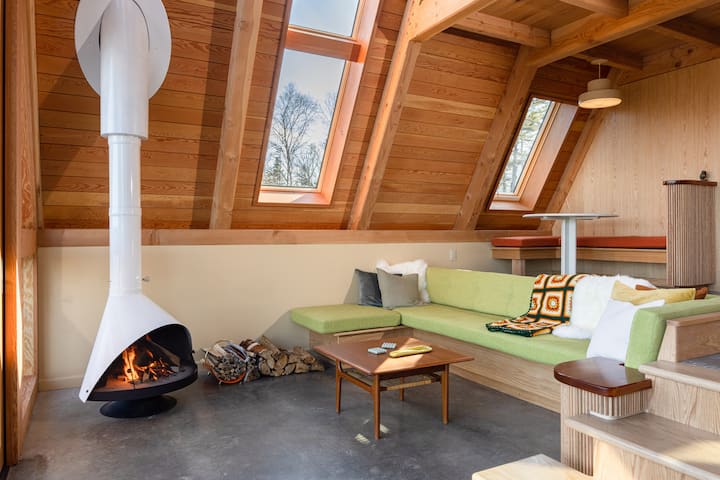 Mid Century Aframe, Hot Tub,  And Beach Access - Nova Scotia