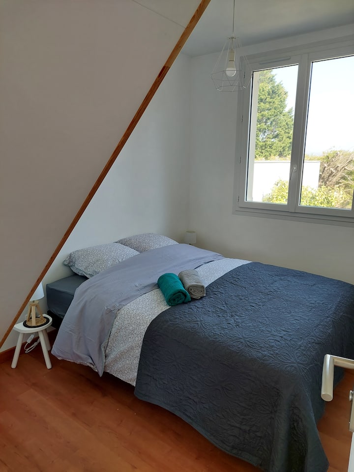 chumba cha kulala watu 2 kitanda 190 x 190 sentimita