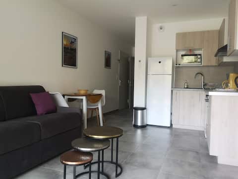 Top performing Airbnb: T2 in Propriano 2/4 people 600 m from the beach in Propriano