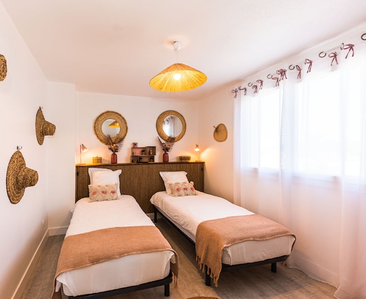 Spálňa 2 lôžka v 90
TV 
Utierka