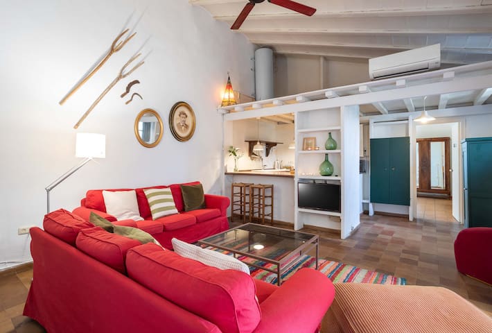 Casa rústica con encanto y jardín y piscina