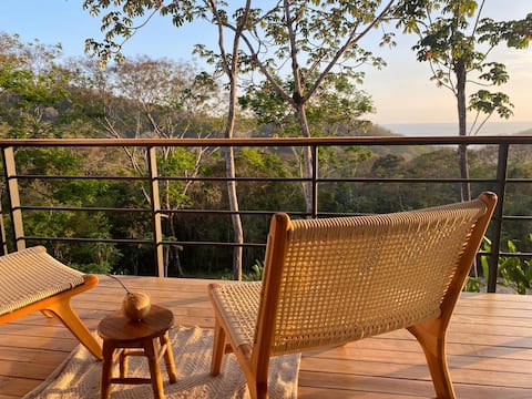 NEW! OCEAN View Jungle House 2, 5mn Santa Teresa