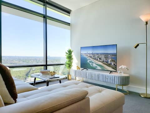 Luxury Very High Floor - 5min Walk to Stadium