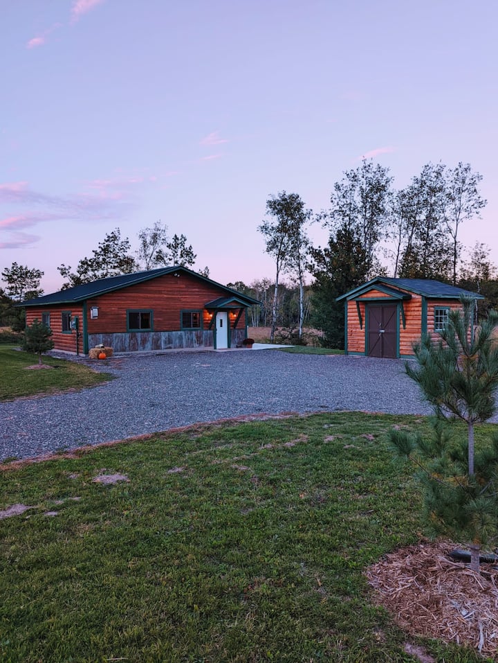 The Cabin on the Marsh Cabins for Rent in Turtle Lake, Wisconsin