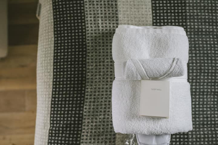 All guests are provided with towels and face cloths