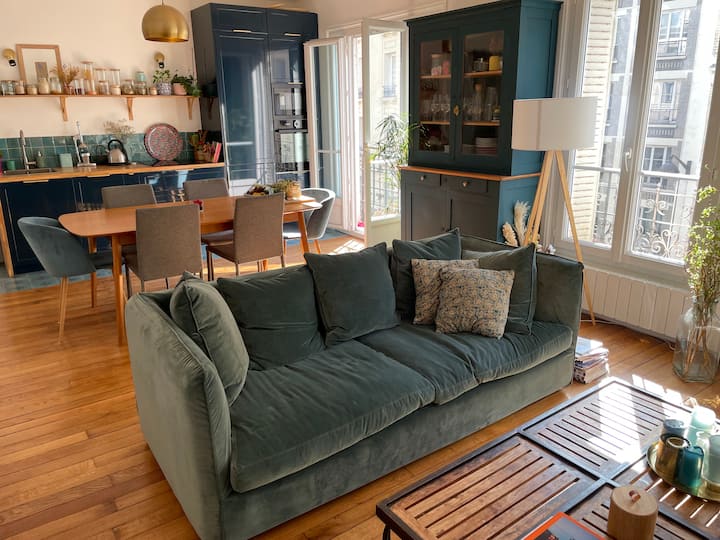 Cosy Bedrooms In Shared Flat At Metro Jourdain - Parigi